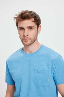 Milano Camiseta básica com bolso New