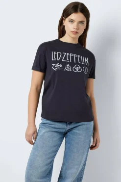 Noisy May Camiseta estampado frontal y trasero cinzento Outlet
