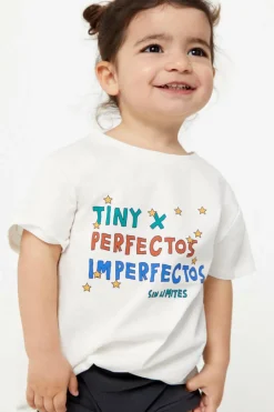 Cortefiel Camiseta niño unisex Branco Outlet
