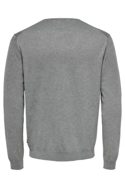 Only & Sons Camisola de malha cinzento Discount