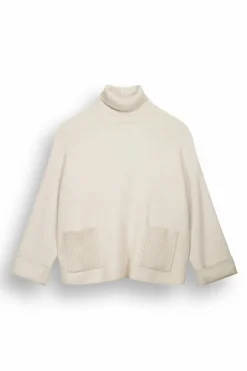 Brave Soul Camisola de malha com dois bolsos bege Outlet