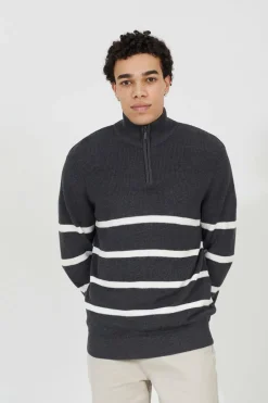 Brave Soul Camisola de malha às riscas Sale