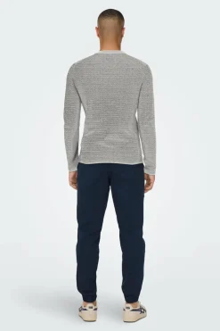 Only & Sons Camisola gola redonda clássica Hot