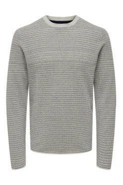 Only & Sons Camisola gola redonda clássica Hot
