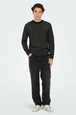 Only & Sons Camisola gola redonda clássica Fashion