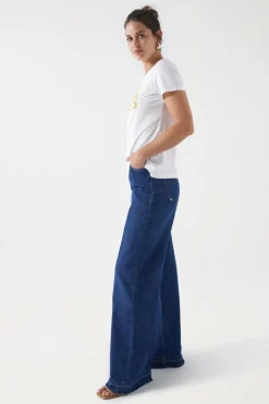 Salsa Jeans Camisola impressa limões Tostado Clearance