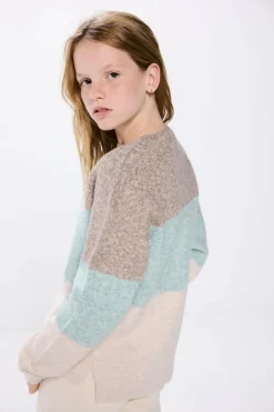 Springfield Kids Camisola às riscas para menina castanho Fashion