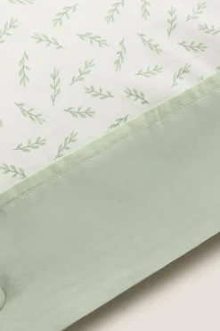 Textura Capa almofada algodão folhas bege Outlet