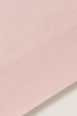 Textura Capa almofada malha algodão rosa Clearance
