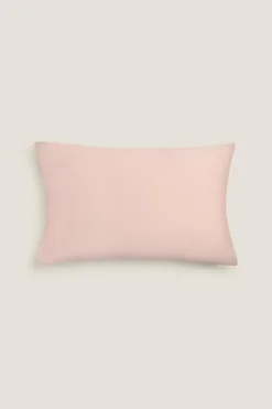 Textura Capa almofada malha algodão rosa Clearance
