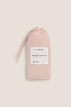 Textura Capa almofada malha algodão rosa Clearance