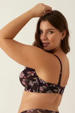 Promise Capacity bra with lace and underwire vermelho Fashion