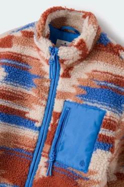 Springfield Kids Casaco borrego estampado menino. azul Clearance