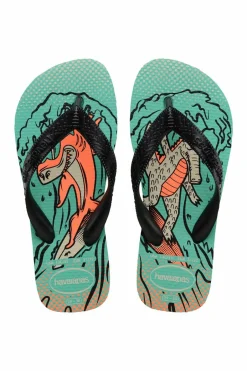 Havaianas Chinelos Kids Top Fun verde Fashion