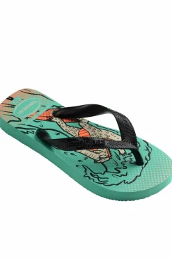 Havaianas Chinelos Kids Top Fun verde Fashion