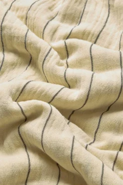 Calma House Colcha de musselina com riscas finas Gratto estampado Outlet