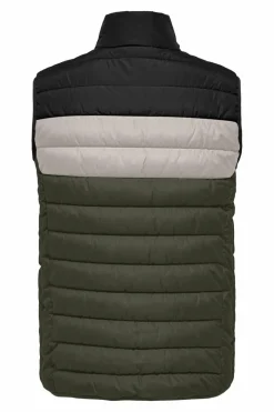 Only & Sons Colete acolchoado estampado Best