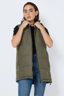 Noisy May Colete comprido acolchoado Discount