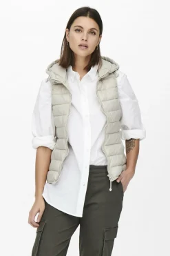 Only Colete meia temporada Fashion