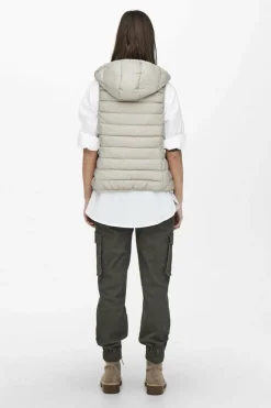 Only Colete meia temporada Fashion