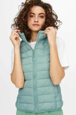 Only Colete meia temporada Fashion