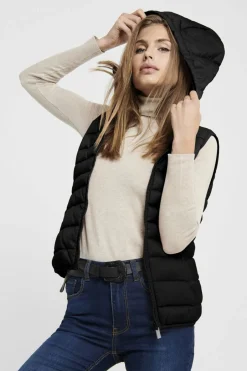 Only Colete meia temporada Fashion