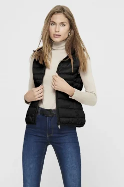 Only Colete meia temporada Fashion