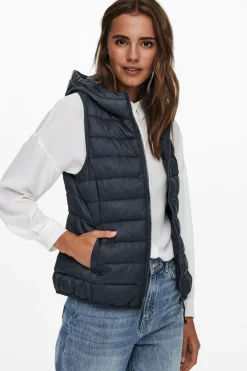 Only Colete meia temporada Fashion