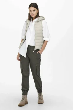 Only Colete meia temporada Fashion