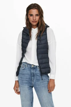 Only Colete meia temporada Fashion
