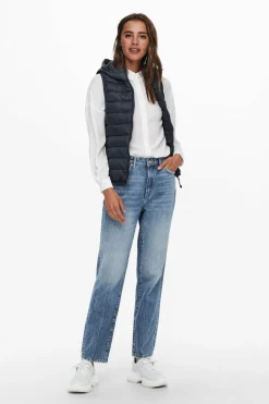 Only Colete meia temporada Fashion