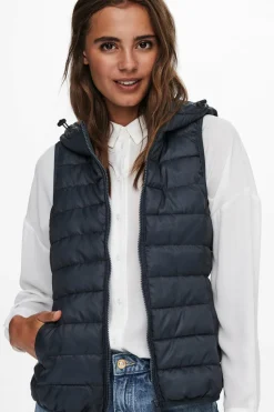 Only Colete meia temporada Fashion