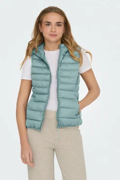 Only Colete meia temporada Fashion