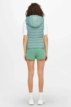 Only Colete meia temporada Fashion
