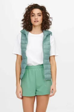 Only Colete meia temporada Fashion