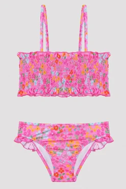 Penti Conjunto de biquíni para menina estampado Hot