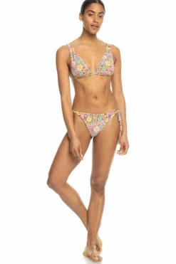 Roxy Conjunto de biquíni triangular para mulher - All About Sol vison Outlet
