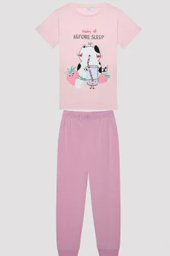 Penti Conjunto de pijama antes de dormir rapariga estampado Online