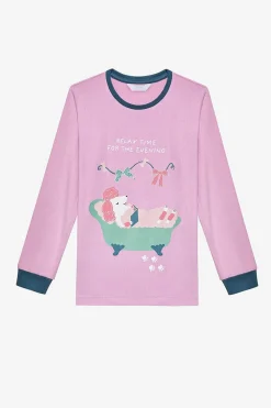 Penti Conjunto de pijama de menina rosa Best
