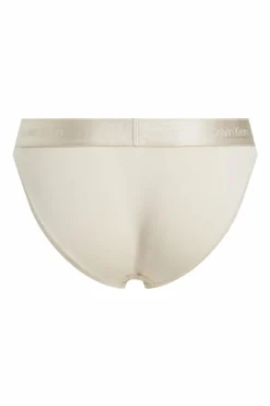 Calvin Klein Cueca clássica com logo CK bege Fashion