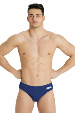 Arena Cueca de banho lisa Performance para homem Team azul Clearance