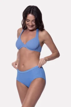 Dorina Cueca Hipster da série GRASSE de azul Fashion