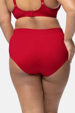 Dorina Cueca Midi da série ÓPIO de vermelho Online