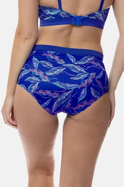 Dorina Cueca Midi da série ÓPIO de azul Fashion