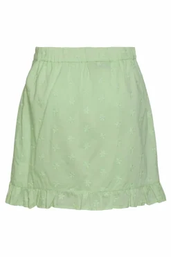 Pieces Falda corta mujer verde Clearance