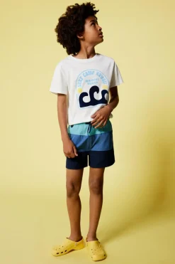 Springfield Kids Fato de banho color block menino azul Discount