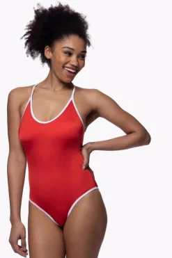 Dorina Fato de banho da série BANDOL de vermelho Best