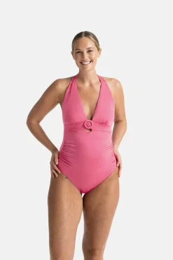 Dorina Fato de banho de maternidade rosa New