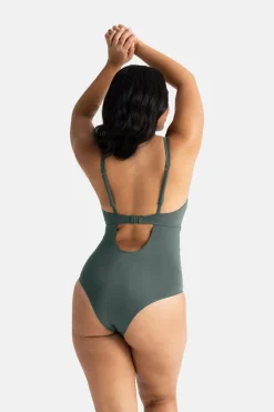 Dorina Fato de banho de maternidade verde Discount