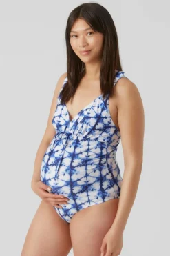 Mamalicious Fato de banho maternity azul Online